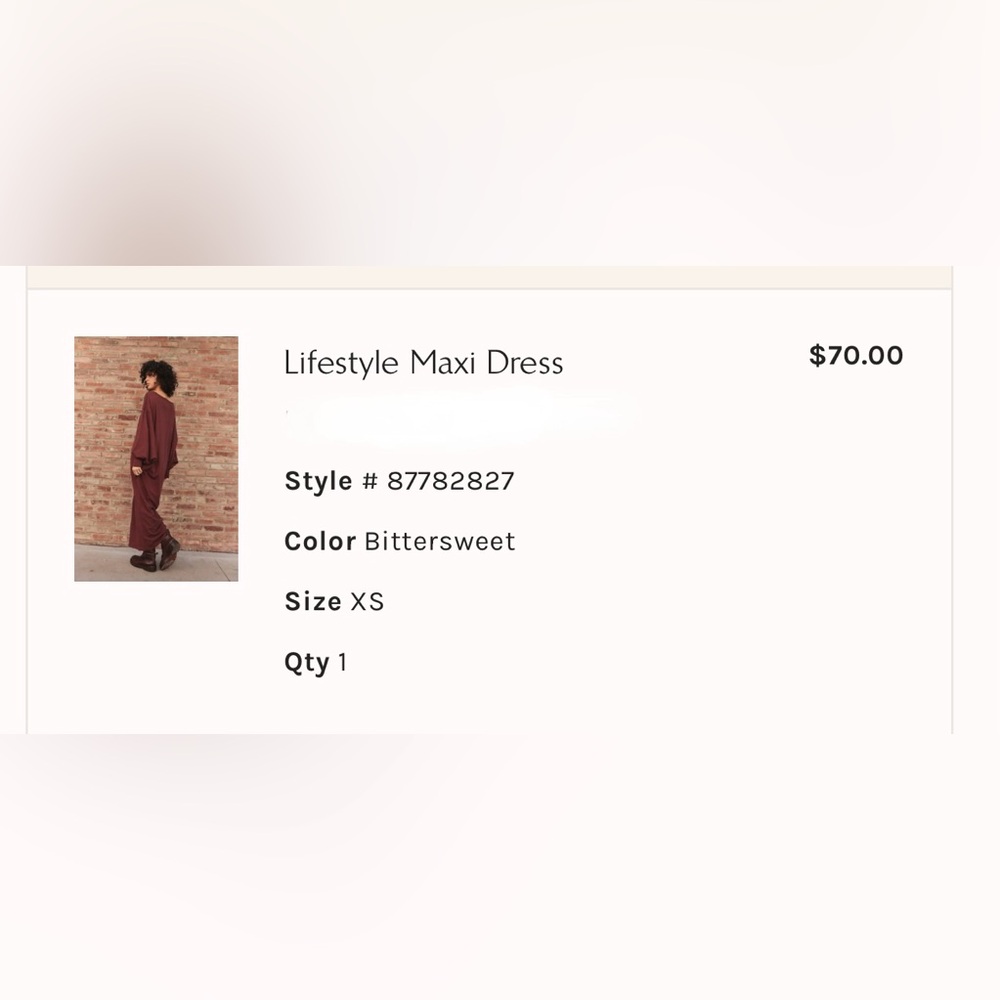 Free People Lifestyle Maxi dress size XS color bittersweet (reddish brown)